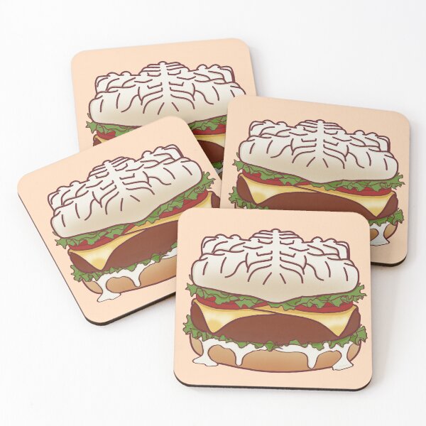 Item preview, Snowy Christmas Burger – Cute Festive Food Art designed and sold by BGMeYou.