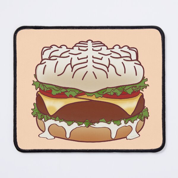 Item preview, Snowy Christmas Burger – Cute Festive Food Art designed and sold by BGMeYou.