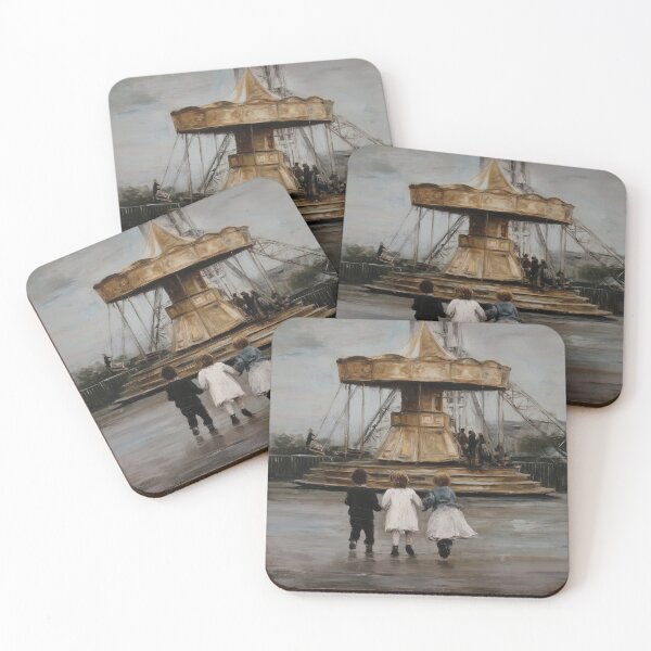 Item preview, Children Running to Carousel designed and sold by lautir.
