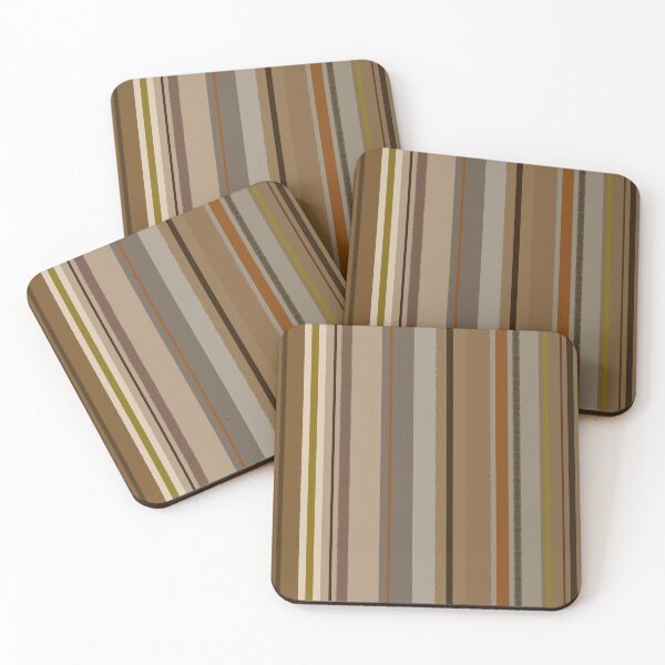 Item preview, Earthy Brown Multi Stripe designed and sold by keikono.studio.