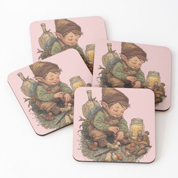Item preview, Toymaker Elf – Vintage Cottagecore Christmas Magic designed and sold by Deezyned.