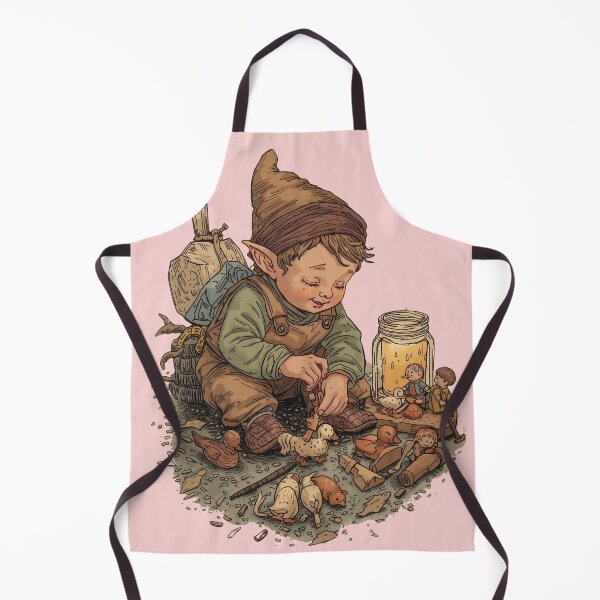 Item preview, Toymaker Elf – Vintage Cottagecore Christmas Magic designed and sold by Deezyned.