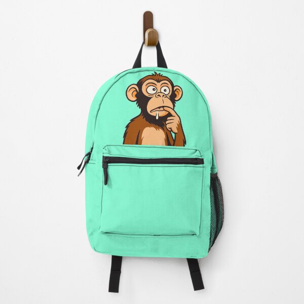 Item preview, Thinking Monkey Drooling – Funny Curious Ape Illustration designed and sold by Ivy-Triggs.