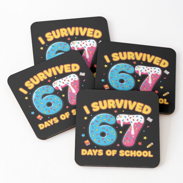 Item preview, I Survived 67 Days of School – Funny Student Achievement designed and sold by JustCrafted.