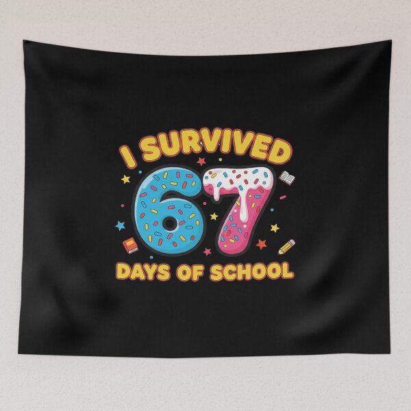 Item preview, I Survived 67 Days of School – Funny Student Achievement designed and sold by JustCrafted.
