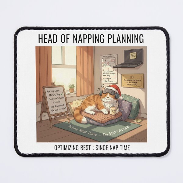 Item preview, Head Of Napping Planning designed and sold by ASABCreative.