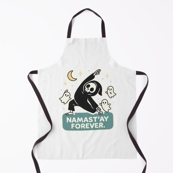 Item preview, Namast'ay Forever! - Grim Reaper Yoga Pose designed and sold by Cheerioza.