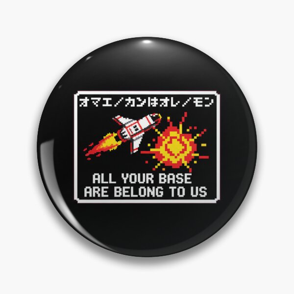 Item preview, All Your Base Retro Gaming Command Zero Wing Meme designed and sold by Bratak.