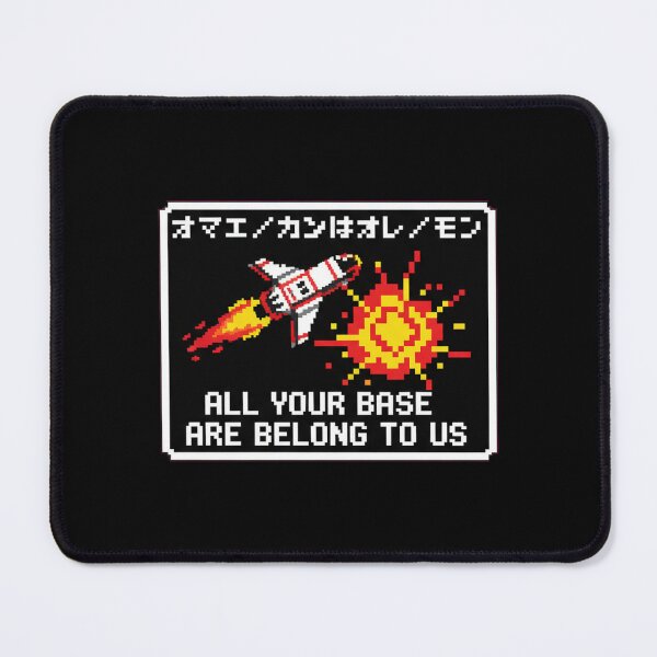 Item preview, All Your Base Retro Gaming Command Zero Wing Meme designed and sold by Bratak.