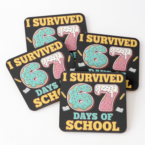 Item preview, I Survived 67 Days of School – Funny Student Achievement designed and sold by JustCrafted.