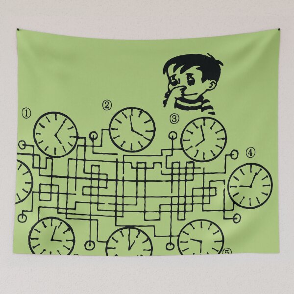 Item preview, Vintage Timeline Puzzle Illustration designed and sold by FriendsClub.