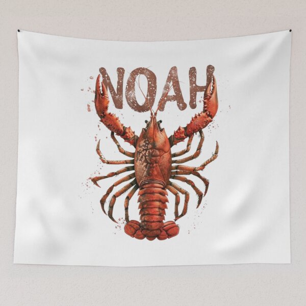 Item preview, Noah – Cancer Zodiac Crayfish/Crab Head designed and sold by AlexLineArt.