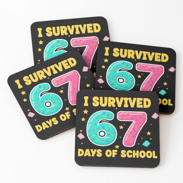 Item preview, I Survived 67 Days of School – Funny Student Achievement designed and sold by JustCrafted.