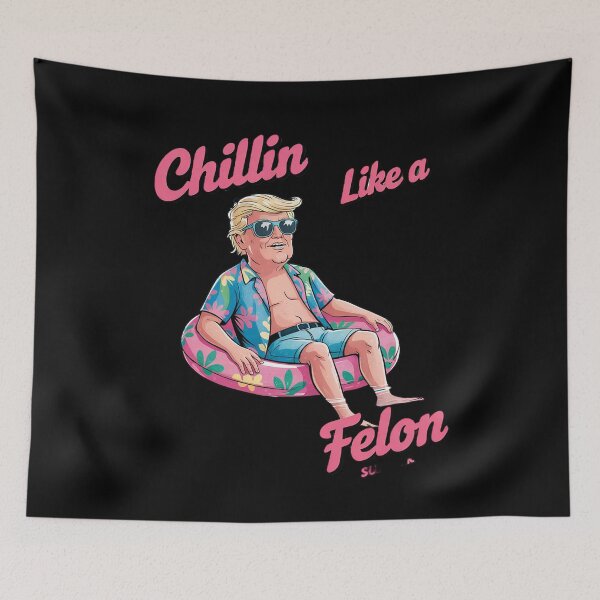 Item preview, Chillin Like A Felon Summer Trump  designed and sold by RuthGAArt.