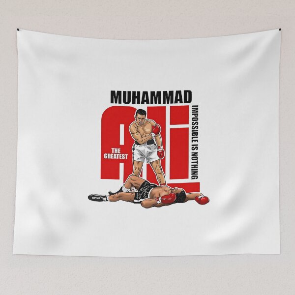 Item preview, Muhammad Ali Inspired Art – Legendary Boxing Icon Tribute Design designed and sold by Lineesh Kumar.