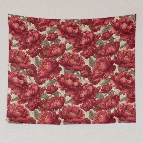 Item preview, Chic Lush Floral Peonies Print For Holiday Surprise designed and sold by RoyalStarsPatts.
