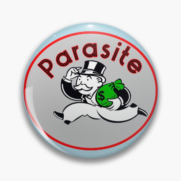 Item preview, Monopoly Man Billionaire Parasite Sticker designed and sold by Dystopian Design.