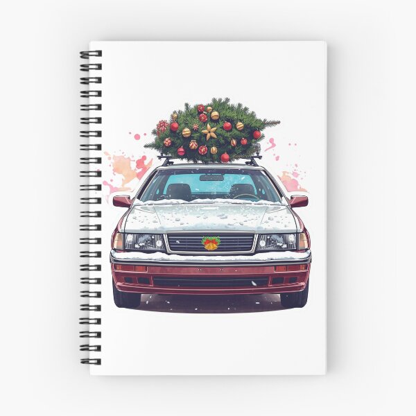 Item preview, Classic Sedan Christmas Tree on Top: Vintage Holiday Car Design designed and sold by MiszungART.