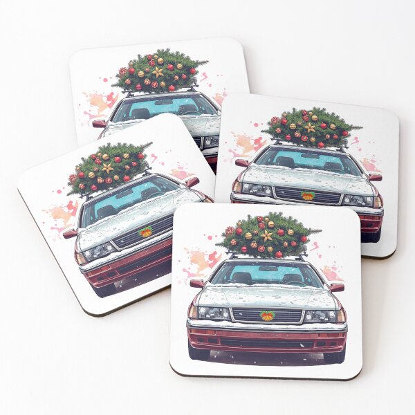 Item preview, Classic Sedan Christmas Tree on Top: Vintage Holiday Car Design designed and sold by MiszungART.