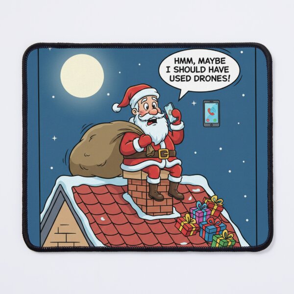 Item preview, Santa's Tricky Delivery designed and sold by AlphaPrint2410.