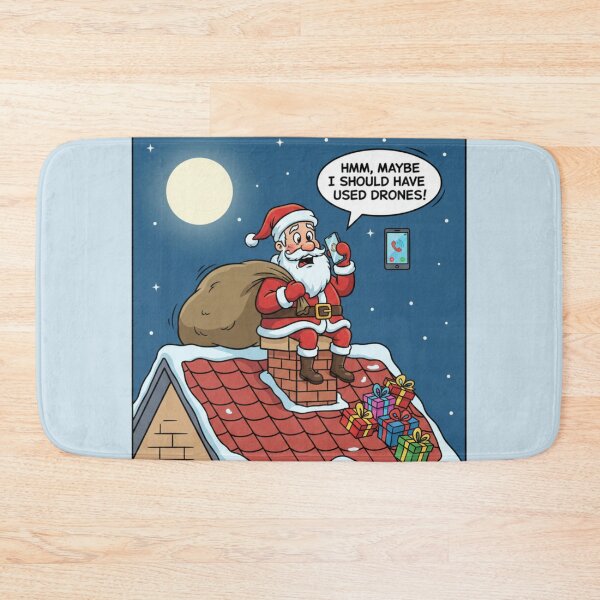 Item preview, Santa's Tricky Delivery designed and sold by AlphaPrint2410.