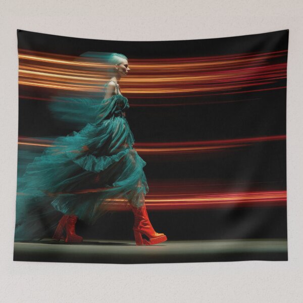 Item preview, Model in a striking dress designed and sold by anytka.