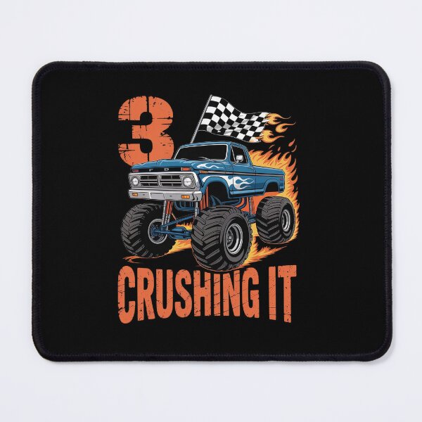 Item preview, 3 Crushing It Monster Truck 3Rd Birthday designed and sold by AnixieArtFun.