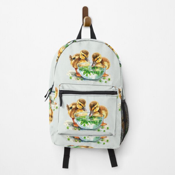 Item preview, Small brown ducklings eat peas from the shell. designed and sold by LiskoDesign.