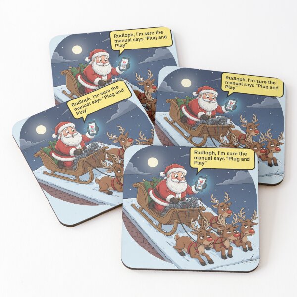Item preview, Tech Santa Claus designed and sold by AlphaPrint2410.