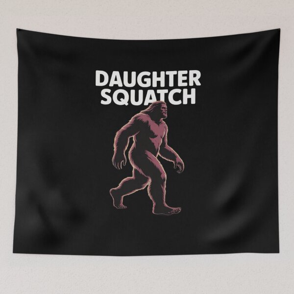 Item preview, Daughter Squatch Bigfoot Daughter Sasquatch Yeti Family designed and sold by THagBlue.