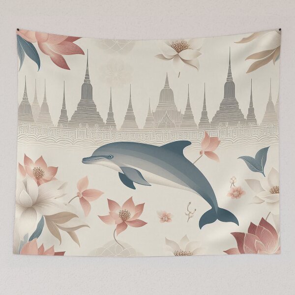 Item preview, Lotus-crowned Dolphin, Guardian of Siam’s Seas   designed and sold by Vanich-Panich.