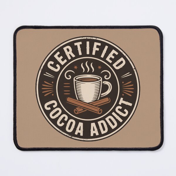 Item preview, Certified Cocoa Addict Vintage Badge designed and sold by MonkiFlipp.