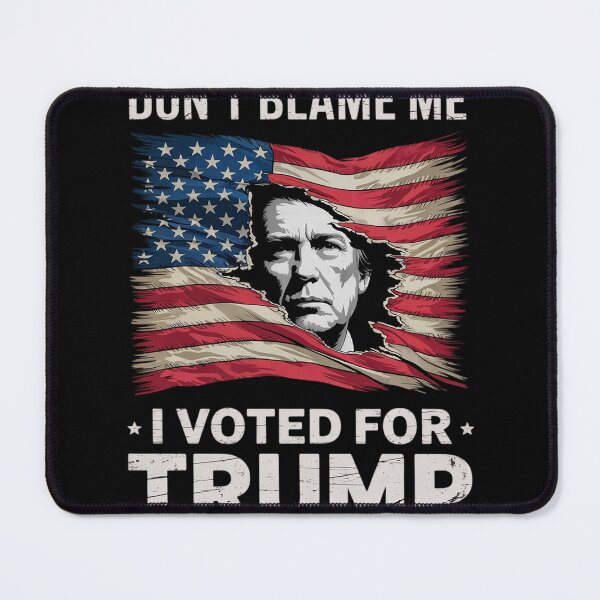 Item preview, Don't Blame Me I Voted for Trump Distressed Flag designed and sold by VerseFarm.