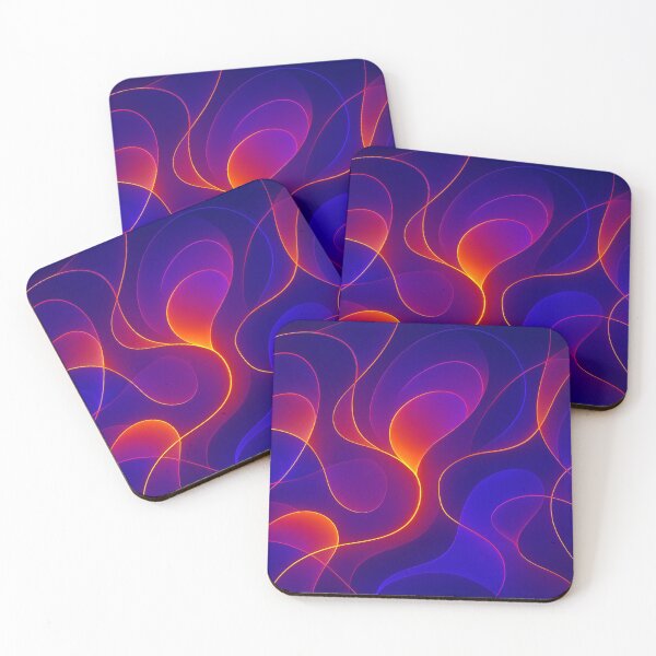 Item preview, Radiant abstraction in orange, red and violet designed and sold by Sigtrix.