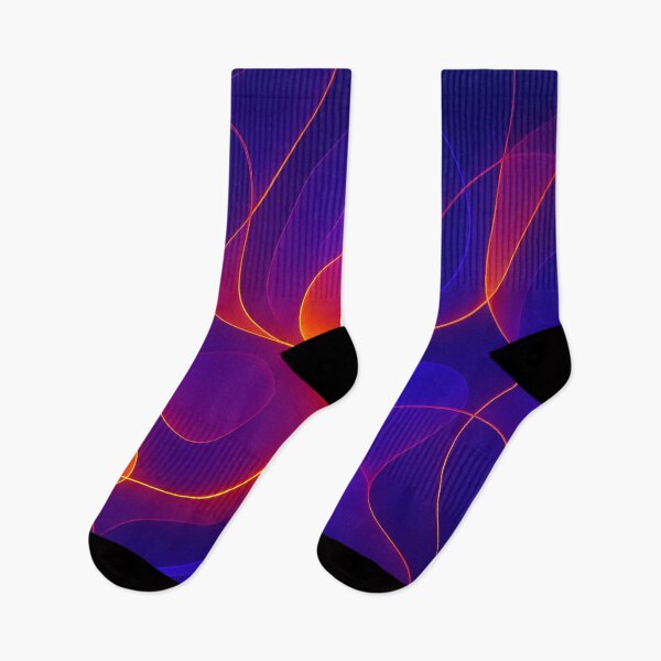 Item preview, Radiant abstraction in orange, red and violet designed and sold by Sigtrix.