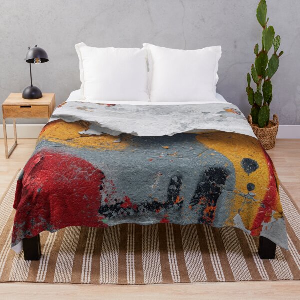 Item preview, Peeling paint abstract wall designed and sold by anytka.