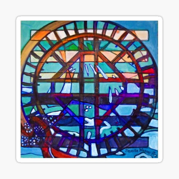 Vista previa del artículo con la obra «Hexagrama 53: Jiàn (Reponer)», diseñado y vendido por Denise Weaver Ross.