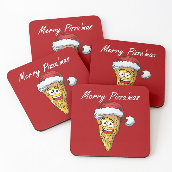 Item preview, Christmas Pizza - Merry Pizzamas Pizza Lovers Xmas 2025 Costume Funny Pizza Slice In Santa Hat designed and sold by FunnySunny T-Shirts.