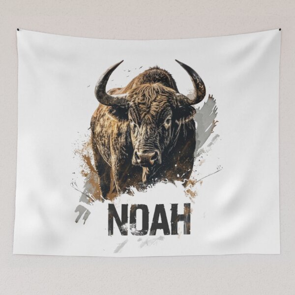 Item preview, Noah – Taurus Zodiac Sign designed and sold by AlexLineArt.