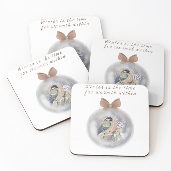 Item preview, Glass ornament featuring a bird and berries design designed and sold by olenapetol.