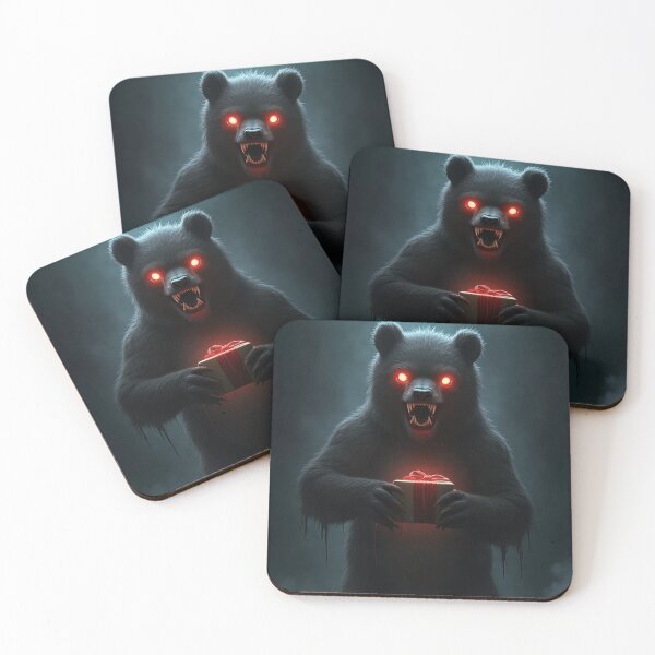 Item preview, A scary demonic bear designed and sold by OhmAuraArt.