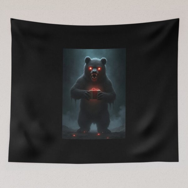 Item preview, A scary demonic bear designed and sold by OhmAuraArt.