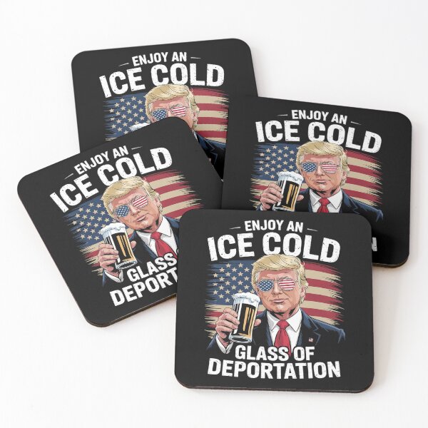 Item preview, Enjoy An Ice Cold Glass Of Deportation  designed and sold by VerseFarm.