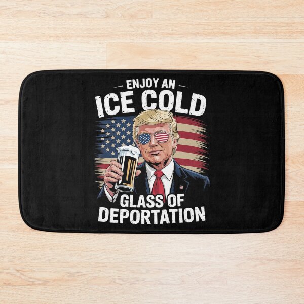 Item preview, Enjoy An Ice Cold Glass Of Deportation  designed and sold by VerseFarm.