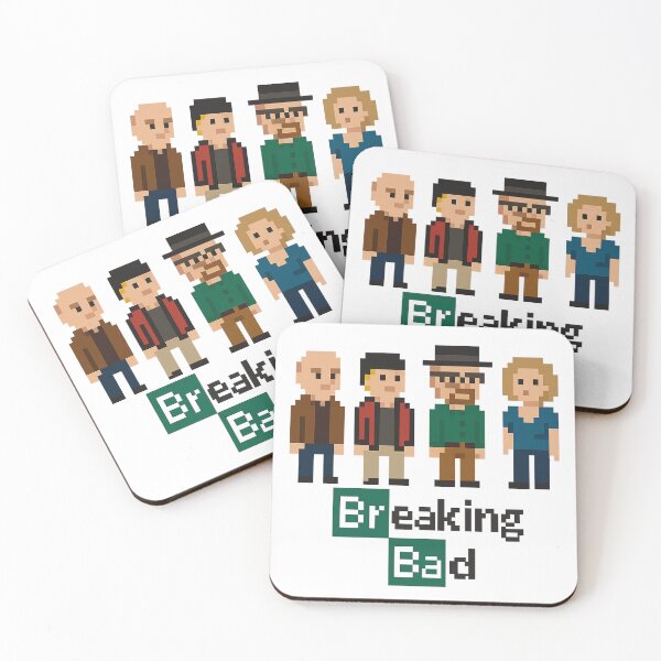 Item preview, Pixel Crime Chemists Crew – Retro Blocky Characters Artwork designed and sold by Sonic Nova Studios.