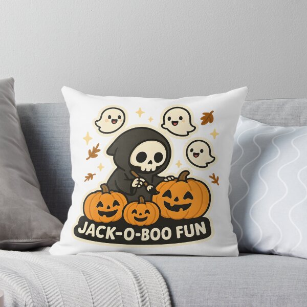 Item preview, Jack-O-Boo Fun! - Grim Reaper Pumpkin Patch designed and sold by Cheerioza.