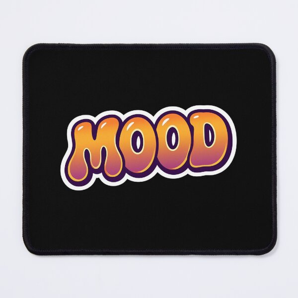 Item preview, Big MOOD - Groovy Retro 70s Bubble Letter Typography designed and sold by MotivAura.