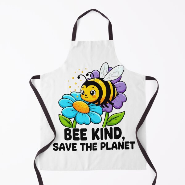 Item preview, Bee Kind Save The Planet Sweet Bee Flower designed and sold by Fuechse.