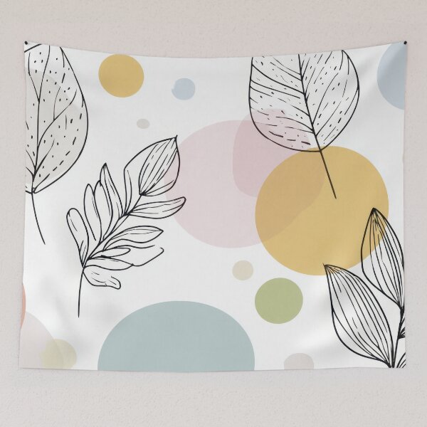 Item preview, Leaves and circles soothe designed and sold by anytka.