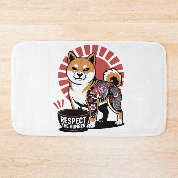 Item preview, One Eyed Yakuza Shiba Inu Respect the Hunger Design designed and sold by Tong4130.
